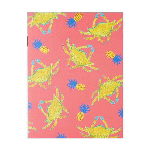 HANDHELD NOTEBOOK (WITH WIRE)-BBH-yellow crab